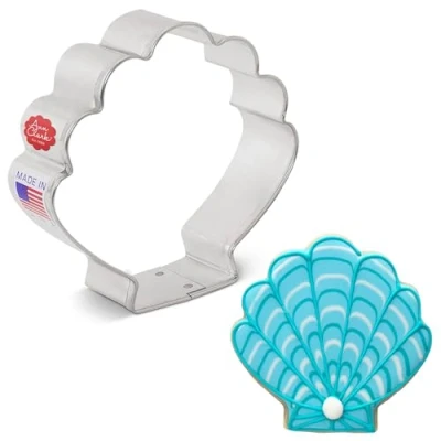 Afbeelding van Ann Clark Cookie Cutters Schelp Koekjesvorm, 8,3 cm