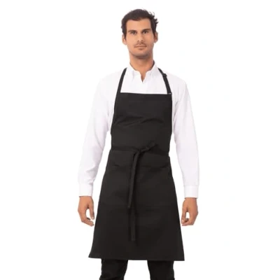 Afbeelding van Chef Works halterschort zwart