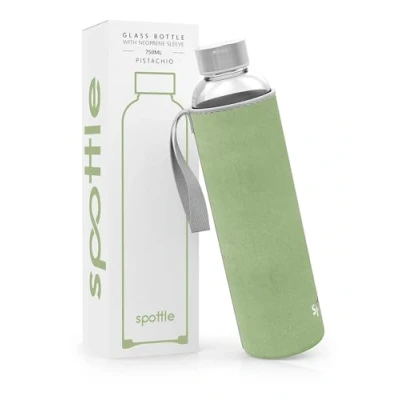 Afbeelding van spottle Glazen Waterfles met Neopreen Hoes, Borosilicaat Drinkfles Vaatwasserbestendig, Geschikt voor alle dranken, BPA vrij, 750ml