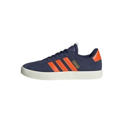 Afbeelding van adidas Heren VL COURT 3.0 SHOES, dark blue/impact orange/gold met., 40 EU