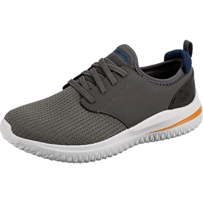 Afbeelding van Skechers Delson 3.0 Mooney Herensneakers, Grijs, 44 EU