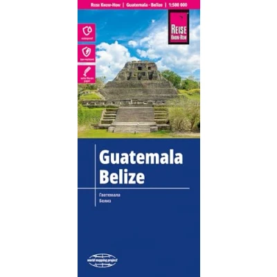 Afbeelding van Reise Know How Landkarte Guatemala, Belize (1:500.000): reiß und wasserfest (world mapping project)