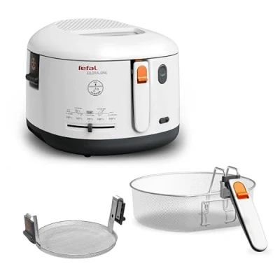 Afbeelding van Tefal Friteuse Fritteuse FF1631 One Filtra 1,2 kg, opvangzeef voor frituurresten, vaatwasserbestendig