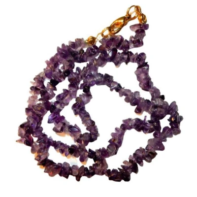 Afbeelding van Amethist Split Collier 45 cm.