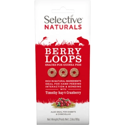 Afbeelding van Supreme Selective Naturals Berry Loops Knaagdiersnack 80 g