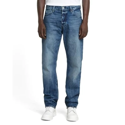 Afbeelding van G Star RAW Dakota Regular Straight Jeans, blauw (Faded Blue Marble D23691 d434 g723), 32W x 30L