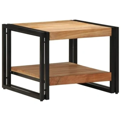 Afbeelding van vidaXL Salontafel 50x50x38 cm massief acaciahout