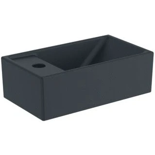 Afbeelding van Ideal Standard Tempo fontein (37 x 21 cm) zwart mat 1 kraangat links,
