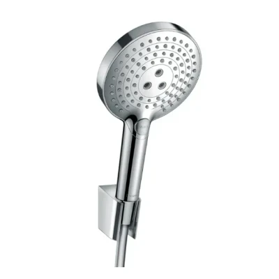 Afbeelding van Hansgrohe raindance select s rainair handdouche badset 120mm douchekop 3jet 1600mm doucheslang met douchehouder chroom 26721000