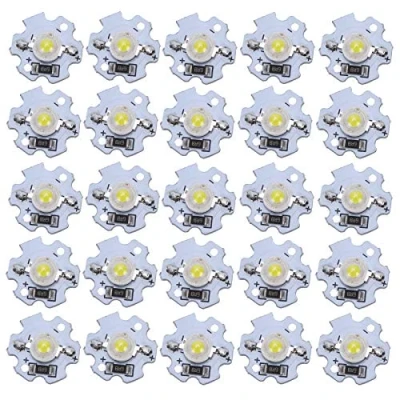 Afbeelding van 25 Stks LED Lamp Kralen 5 V Chips 200LM 1 W High Power SMD Chip Gloeilamp voor Thuis Studio Tentoonstelling Foodlight/Spotlight Vervanging(Zuiver wit 6000 6500K)