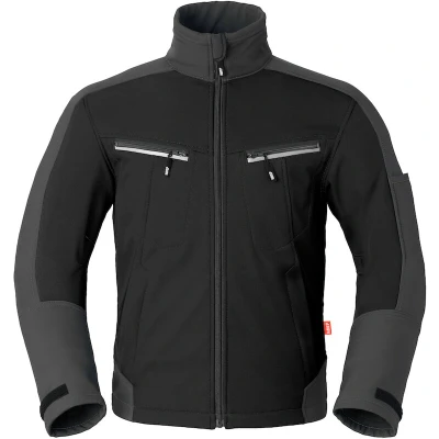Afbeelding van Havep softshelljas 40145 Attitude zwart/donkergrijs mt.3XL