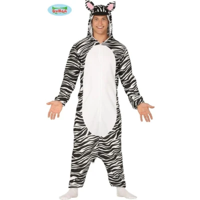 Afbeelding van Fiestas Guirca Volwassenkostuum Zebra maat L (52 54)