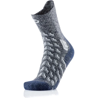 Afbeelding van Therm ic Trekking Cool Crew wandelsokken Grijs/Blauw 42 44