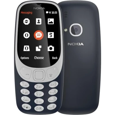 Afbeelding van Nokia 3310 2G mobiele telefoon (2,4 inch kleurendisplay, 2MP camera, Bluetooth, radio, MP3 speler, dual sim) donkerblauw