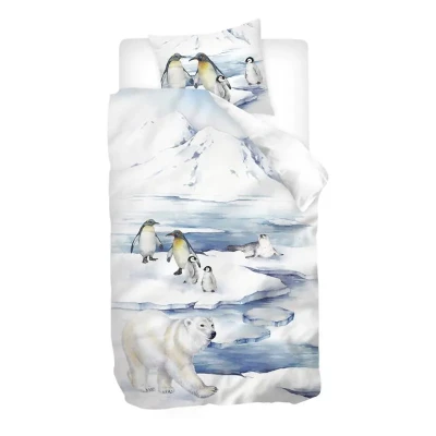 Afbeelding van Snoozing Todz dekbedovertrek 1 persoons (140x200/220 cm + sloop) Wit