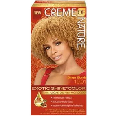 Afbeelding van Creme of Nature Argan Oil Exotic Shine Hair Colour 10.01 Ginger Blonde