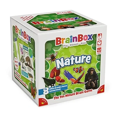Afbeelding van Brainbox Nature (Refresh 2022) Card Game Ages 8+ 1+ Players 10 Minutes Playing Time, GREG124403