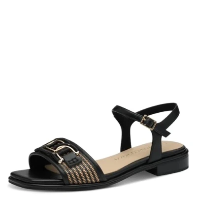 Afbeelding van Marco Tozzi Dames Sandaaltje 2 28227 42 001 comfort fit Maat: 36 EU