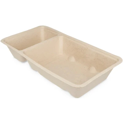 Afbeelding van Snackbakje A23 Bagasse PFAS vrij A7+ Saus (500 Stuks)