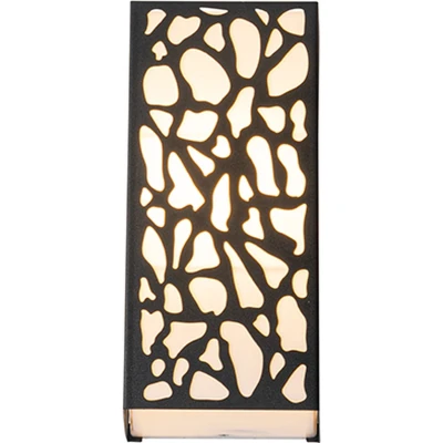 Afbeelding van QAZQA Moderne buiten wandlamp zwart IP44 Nicole