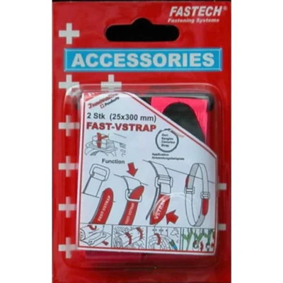 Afbeelding van FASTECH® 688 454 Klittenband Met riem Haak en lusdeel (l x b) 300 mm 25 Violet 2 stuk(s)