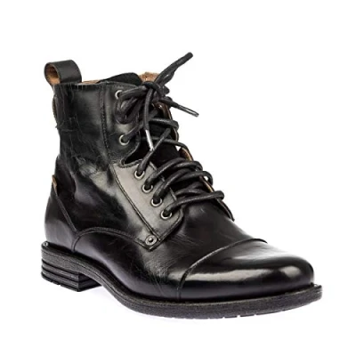 Afbeelding van Levi&#039;s Emerson Veterboots, Heren, Maat: 43, Regular black Leer