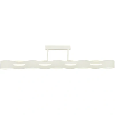 Afbeelding van ECO Light LED WAVE PL WH plafondlamp 35 W Wit