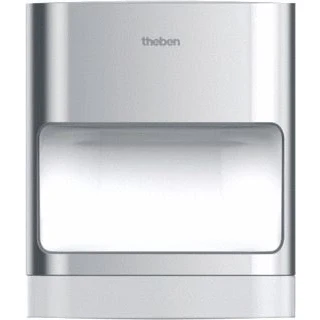Afbeelding van Theben led 14w 1235lm 3000k cri80 89 41 80graden dimbaar opbouw sensor ip55 beh aluminium hxbxl 127x126x65mm 1020902