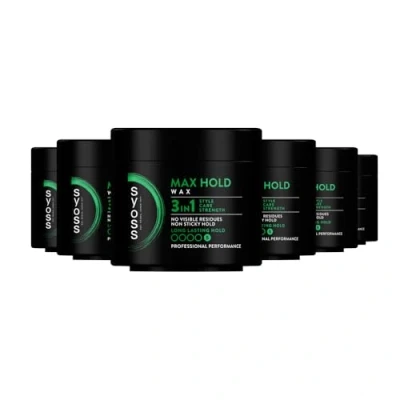 Afbeelding van Syoss Max Hold Styling Wax 6x150 ml Voordeelverpakking