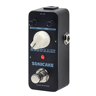 Afbeelding van SONICAKE Delay Effectpedaal gitaar analoog digitale hybride stijl Echo Rain
