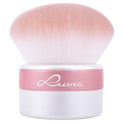 Afbeelding van XXL Kabuki penseel Luvia, poedermake upkwast, poederkwast voor het gezicht, brons, blush, contour, highlighter, veganistische cosmeticakwast, Brush Candy