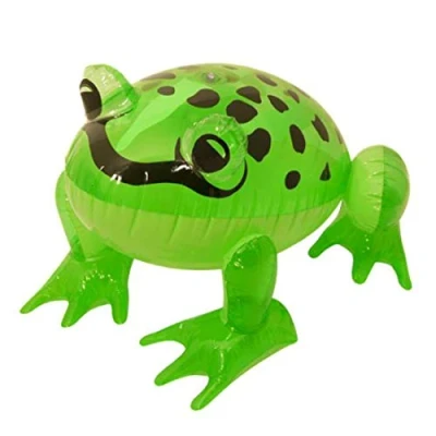 Afbeelding van HENBRANDT Opblaasbare Groene Kikker 39cm Geweldige scène setter