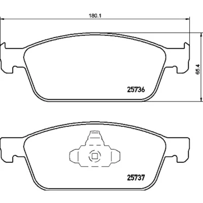 Afbeelding van Brembo Remblokset P 24 157