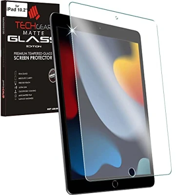 Afbeelding van TECHGEAR mat pantserglas iPad 10.2 2021/2020/2019 [9e 8e 7e generatie] bescherming tegen verblinding, origineel gehard glas displaybeschermfolie compatibel met 10,2 2021, 2019 &amp; 2020
