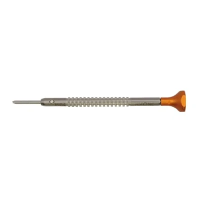 Afbeelding van Horotec MSA01.214 horlogemakersschroevendraaier, behuizing en boor in T vorm van roestvrij staal, aluminium kop met kogellagers, gemaakt Zwitserland (1,80 mm)