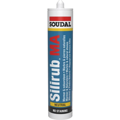 Afbeelding van Soudal Silirub MA 310ml Jasmijn