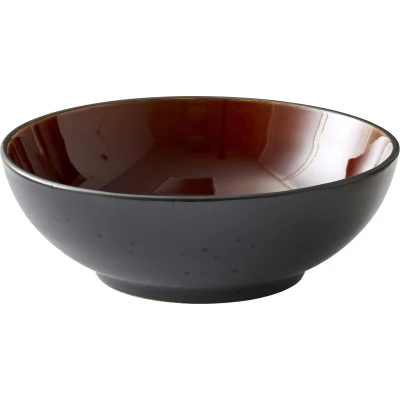 Afbeelding van Saladeschaal Bitz Black Amber 30 cm