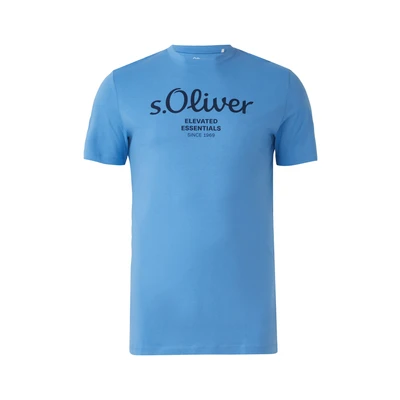 Afbeelding van s.Oliver Tshirt print, Heren, Maat: XXL Tall, Royalblau