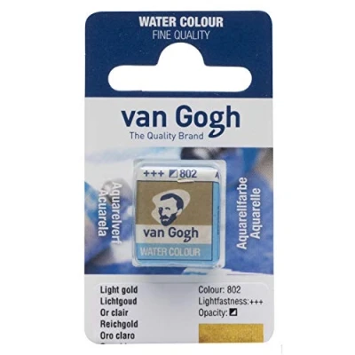 Afbeelding van Van Gogh Aquarel Verf, Half Pan, Licht Goud 802