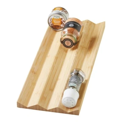 Afbeelding van Bamboe kruideninzet 448 x 174 20 mm voor ORGA BOX® 3 bestekinzetstukken vanaf 497 (600 corpusbreedte) houten