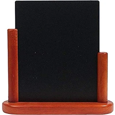 Afbeelding van Tafelkrijtbord Securit, Elegant, Mahonie, A5