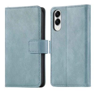 Afbeelding van Samsung Galaxy S25 Edge Hoesje Kunstleder imoshion Bookcase Lichtblauw Telefoonhoesje