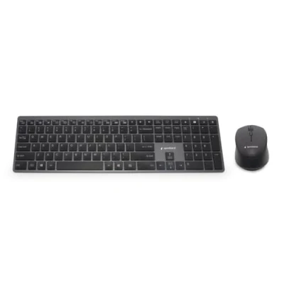 Afbeelding van Gembird KBS ECLIPSE M500 ES toetsenbord Inclusief muis USB + Bluetooth QWERTY Engels Zwart