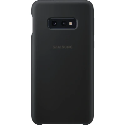 Afbeelding van Samsung Galaxy S10e Hoesje Siliconen en TPU (zacht) Softcase/Backcover Zwart Telefoonhoesje
