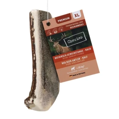 Afbeelding van Chewies Edelherten Gewei Stang XL Half 200 gr
