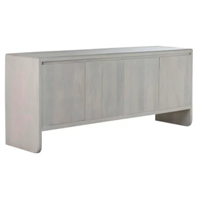Afbeelding van Dientafel Home ESPRIT Wit Mangohout 182 x 45 76 cm