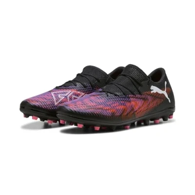 Afbeelding van FUTURE 8 MATCH MG lage voetbalschoenen, Zwart/Rood/Wit, Maat 40 PUMA