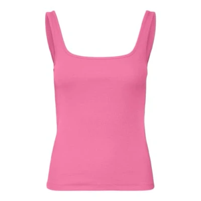 Afbeelding van VERO MODA Vmchloe Sl Short Square JRS Noos Top voor dames, Roze Cosmos, M