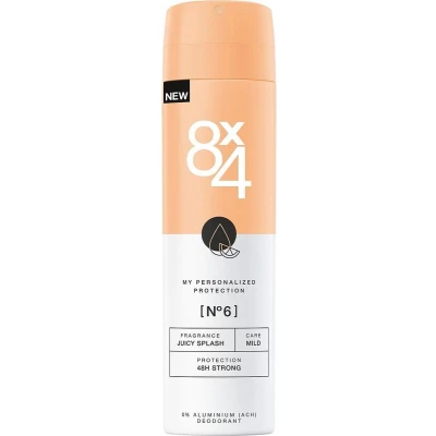 Afbeelding van 8x4 Deospray Women No. 6 (Juicy Splash) 6er Pack (6 x 150ml)