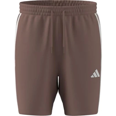 Afbeelding van adidas Heren ESSENTIAL THREE STRIPES FRENCH TERRY SHORT, warm clay/white, S Short